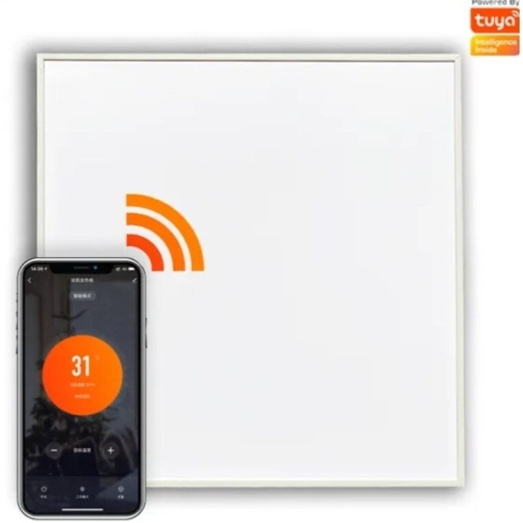 Nutikas infrapuna küttekeha | paneel | Wi-Fi | 600W | 230V | TUYA Nutikas infrapuna küttekeha | paneel | Wi-Fi | 600W | 230V | TUYA