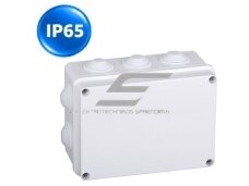 Plastikinės hermetinės elektros instaliacijos paskirstymo dėžutės | su sandarikliais | su nepermatomu dangteliu | virštinkinės | IP65