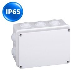 Plastmasas hermētiskas elektroinstalācijas sadales kārbas | ar blīvēm | ar necaurspīdīgu vāku | virsapmetuma | IP65 Plastmasas hermētiskas elektroinstalācijas sadales kārbas | ar blīvēm | ar necaurspīdīgu vāku | virsapmetuma | IP65