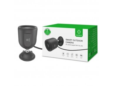 Išmani | belaidė vaizdo stebėjimo IP kamera | 1080P | IP65 | juoda | Wi-Fi | TUYA | R9044 | WOOX | 8435350741730 2 Išmani | belaidė vaizdo stebėjimo IP kamera | 1080P | IP65 | juoda | Wi-Fi | TUYA | R9044 | WOOX | 8435350741730 2