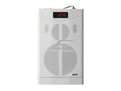 IP vidinė sieninė tinklinė garso kolonėlė su integruotu stiprintuvu | su PoE maitinimu | 100V | 2x10W | USB/SD autonominis veikimas | balta IP vidinė sieninė tinklinė garso kolonėlė su integruotu stiprintuvu | su PoE maitinimu | 100V | 2x10W | USB/SD autonominis veikimas | balta