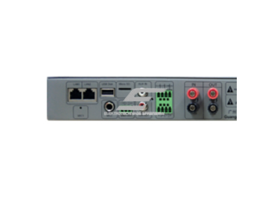 IP tinklo 100V 120W stiprintuvas viešojo įgarsinimo sistemoms | AUX/Mic/USB/SD palaikymas | 1U, 19" rack montavimas 2 IP tinklo 100V 120W stiprintuvas viešojo įgarsinimo sistemoms | AUX/Mic/USB/SD palaikymas | 1U, 19" rack montavimas 2
