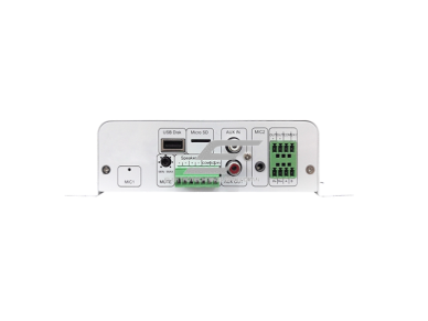 IP tinklo garso terminalas su integruotu stiprintuvu | su PoE maitinimu | 10 W | 4 Ω | USB/SD atkūrimas | vietinis ir nuotolinis valdymas 1