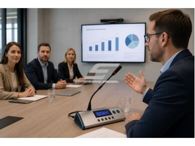 Skaitmeninis viešojo kalbėjimo | konferencijų mikrofonas | 32 bitų DSP 4