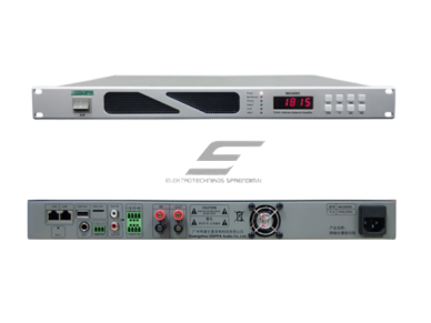 IP tinklo 100V 120W stiprintuvas viešojo įgarsinimo sistemoms | AUX/Mic/USB/SD palaikymas | 1U, 19" rack montavimas 1 IP tinklo 100V 120W stiprintuvas viešojo įgarsinimo sistemoms | AUX/Mic/USB/SD palaikymas | 1U, 19" rack montavimas 1