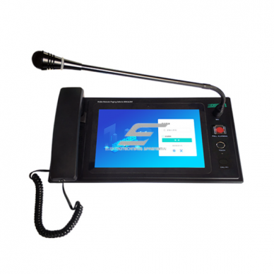 Network video and audio announcement controller | PoE power supply | 10" touch screen | Android OS | up to 1000 zones | DSP technology