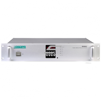 IP tīkla 100V 350W pastiprinātājs publiskās apskaņošanas sistēmām | AUX/Mic/USB/SD atbalsts | 2U, 19" montāža statnī IP tīkla 100V 350W pastiprinātājs publiskās apskaņošanas sistēmām | AUX/Mic/USB/SD atbalsts | 2U, 19" montāža statnī