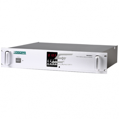Sieciowy wzmacniacz IP 100V 60W do systemów nagłośnienia | obsługa AUX/Mic/USB/SD | montaż rack 19", 2U 1 Sieciowy wzmacniacz IP 100V 60W do systemów nagłośnienia | obsługa AUX/Mic/USB/SD | montaż rack 19", 2U 1