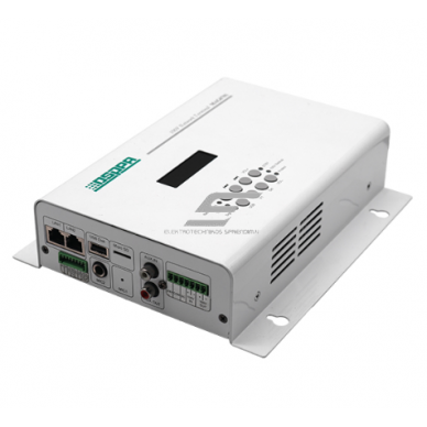 IP-võrgu audioterminal integreeritud 100V 60W võimendi ja DC 24V toitega | kahekordne võrguliides | IP-edastus / USB-mäluseade / SD-kaart 1 IP-võrgu audioterminal integreeritud 100V 60W võimendi ja DC 24V toitega | kahekordne võrguliides | IP-edastus / USB-mäluseade / SD-kaart 1