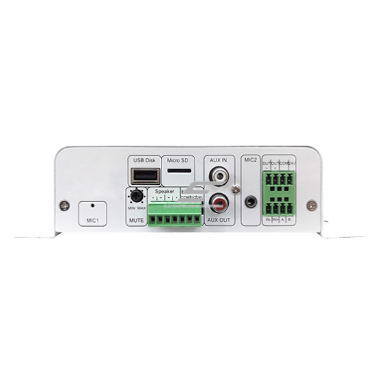 Terminal audio sieci IP z wbudowanym wzmacniaczem | zasilanie PoE | 10 W | 4 Ω | odtwarzanie USB/SD | sterowanie lokalne i zdalne 1 Terminal audio sieci IP z wbudowanym wzmacniaczem | zasilanie PoE | 10 W | 4 Ω | odtwarzanie USB/SD | sterowanie lokalne i zdalne 1