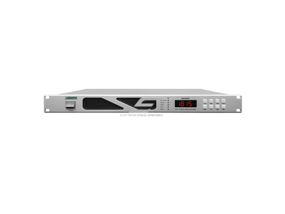 IP tinklo 100V 60W stiprintuvas viešojo įgarsinimo sistemoms | AUX/Mic/USB/SD palaikymas | 1U, 19" rack montavimas