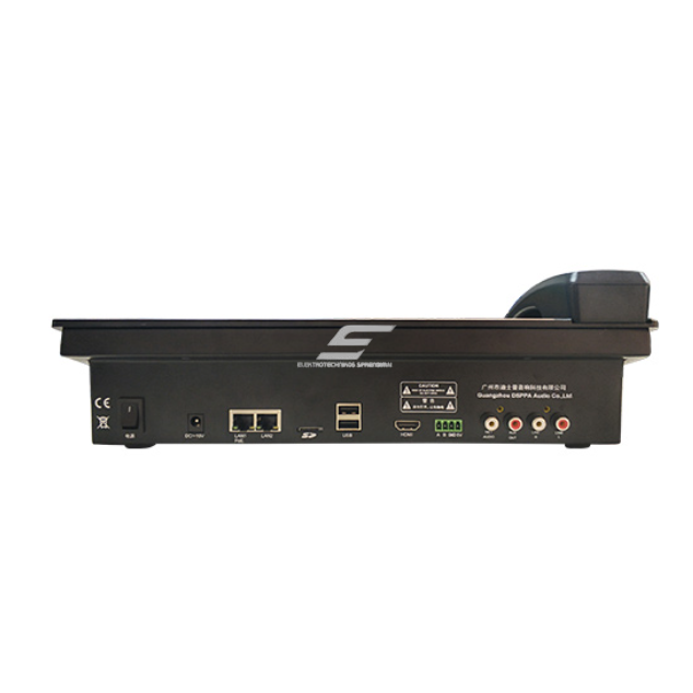 Network video and audio announcement controller | PoE power supply | 10" touch screen | Android OS | up to 1000 zones | DSP technology 3 Network video and audio announcement controller | PoE power supply | 10" touch screen | Android OS | up to 1000 zones | DSP technology 3