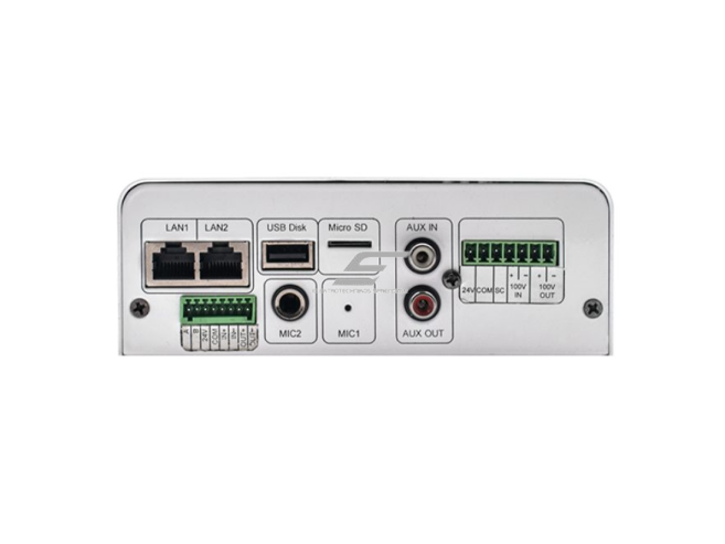 IP tinklo garso terminalas su integruotu 100V 60W stiprintuvu | dviguba tinklo sąsaja | IP transliacija/USB laikmena/SD kortelė 2 IP tinklo garso terminalas su integruotu 100V 60W stiprintuvu | dviguba tinklo sąsaja | IP transliacija/USB laikmena/SD kortelė 2
