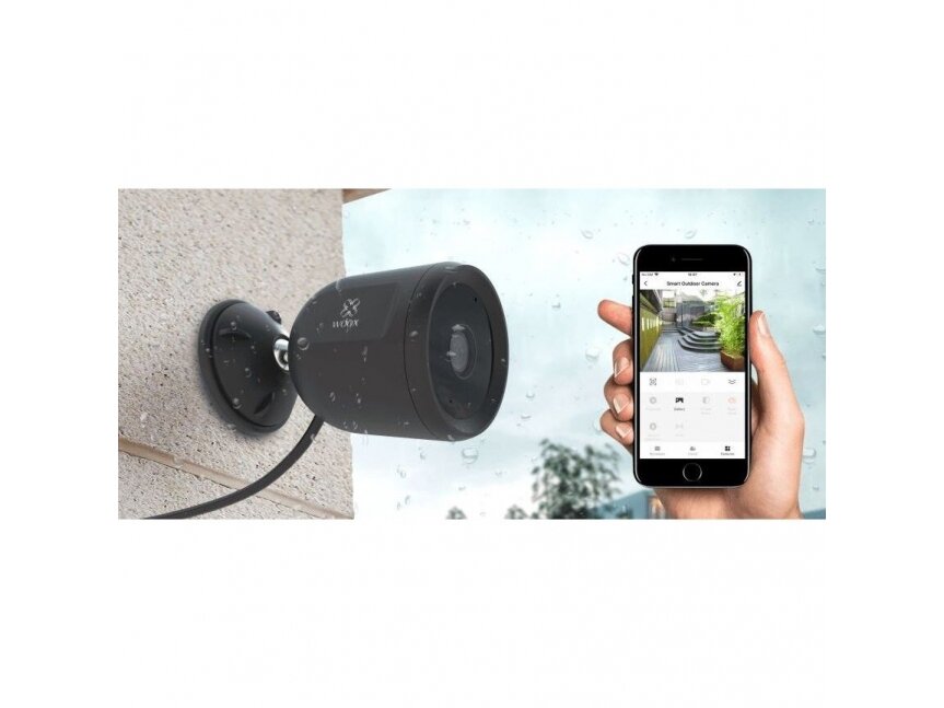 Išmani | belaidė vaizdo stebėjimo IP kamera | 1080P | IP65 | juoda | Wi-Fi | TUYA | R9044 | WOOX | 8435350741730 1 Išmani | belaidė vaizdo stebėjimo IP kamera | 1080P | IP65 | juoda | Wi-Fi | TUYA | R9044 | WOOX | 8435350741730 1