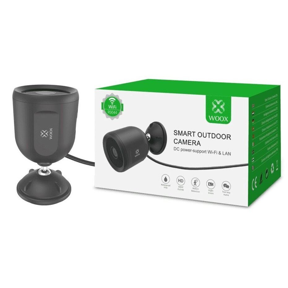 Nutikas | Välikasutuseks videovalve IP-kaamera 2MP | 1080p | IP65 | Wi-Fi 2,4 GHz | RJ45 | R9044 Woox 2 Nutikas | Välikasutuseks videovalve IP-kaamera 2MP | 1080p | IP65 | Wi-Fi 2,4 GHz | RJ45 | R9044 Woox 2