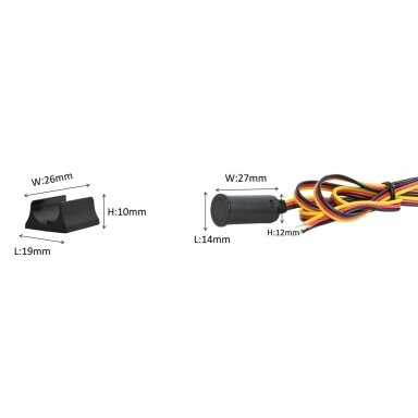 IR switch for LED lighting | door sensor | PWM dimming | 100mm | 12-24VDC | 5A IR switch for LED lighting | door sensor | PWM dimming | 100mm | 12-24VDC | 5A