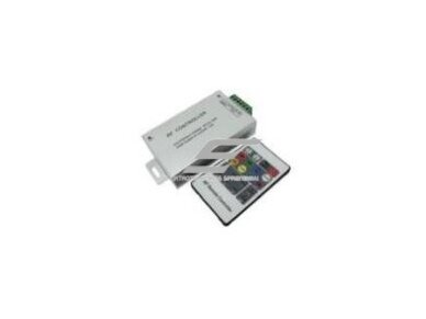 LED IR RGB pritemdymo valdiklis 33 | dimeris | 12-24VDC | su 20 klavišų pulteliu