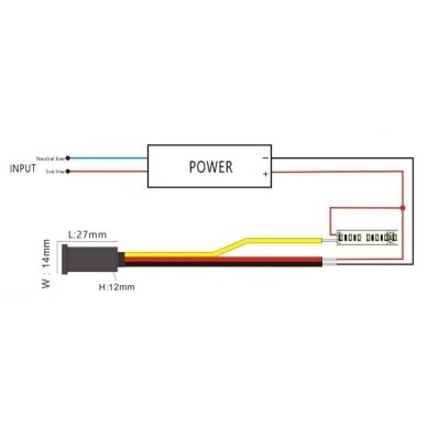 ИК-выключатель для LED освещения | датчик двери | ШИМ-диммирование | 100мм | 12-24ВDC | 5А 2 ИК-выключатель для LED освещения | датчик двери | ШИМ-диммирование | 100мм | 12-24ВDC | 5А 2