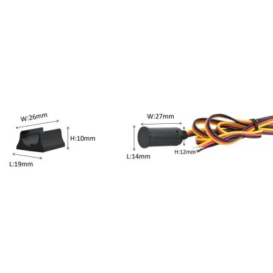 ИК-выключатель для LED освещения | датчик двери | ШИМ-диммирование | 100мм | 12-24ВDC | 5А 1 ИК-выключатель для LED освещения | датчик двери | ШИМ-диммирование | 100мм | 12-24ВDC | 5А 1