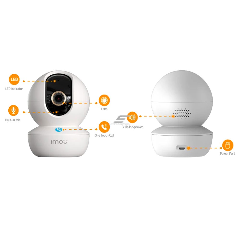Inteligentna | Bezprzewodowa kamera do monitoringu IP 5MP | PT | Wi-Fi | IPC-GK2CP-5C0WR IMOU 3