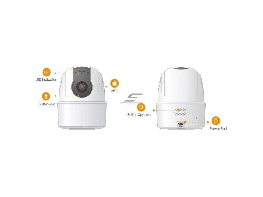 Išmani | vaizdo stebėjimo IP kamera 3MP | PT | Wi-Fi | IPC-K2ECP-3H1W IMOU 3