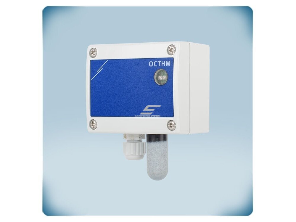 Išmanus lauko temperatūros ir drėgmės jutiklis-valdiklis | -30…70°C | 0-100%rH | Modbus RTU | PoM 24VDC | RJ45 | IP65 | Sentera Controls | OCTHM-R 1