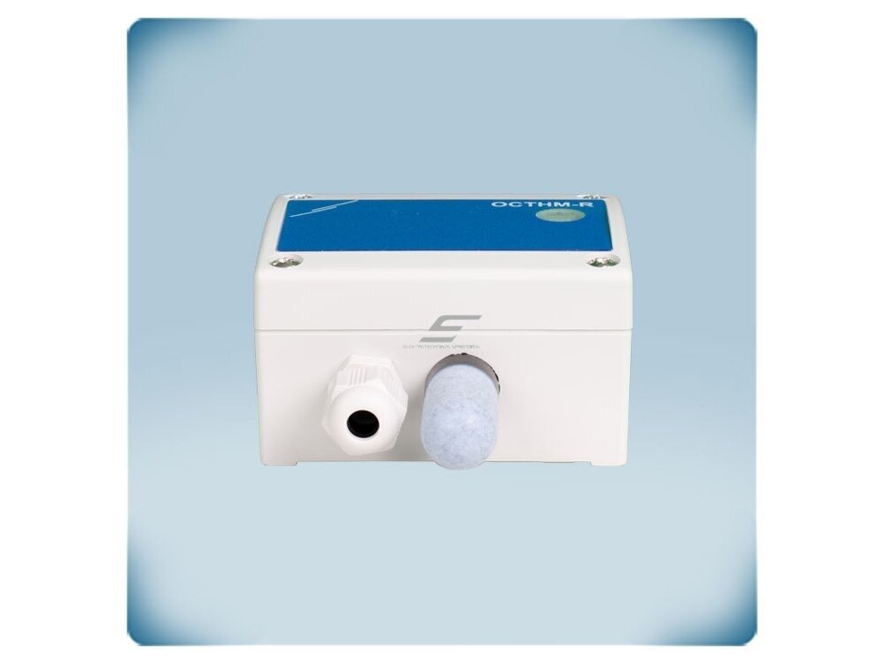 Išmanus lauko temperatūros ir drėgmės jutiklis-valdiklis | -30…70°C | 0-100%rH | Modbus RTU | PoM 24VDC | RJ45 | IP65 | Sentera Controls | OCTHM-R 3