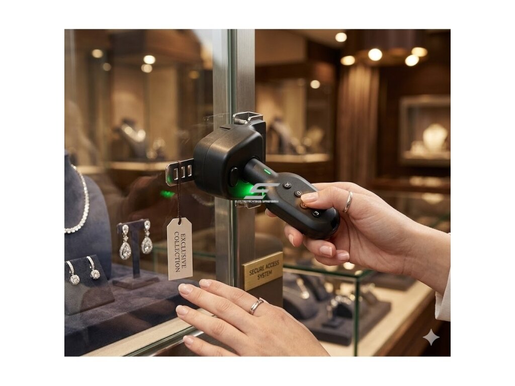 Elektroninis raktas vitrinos spynai | APP ir Cloud valdymas | Bluetooth | juodas | KENRONE 3 Elektroninis raktas vitrinos spynai | APP ir Cloud valdymas | Bluetooth | juodas | KENRONE 3