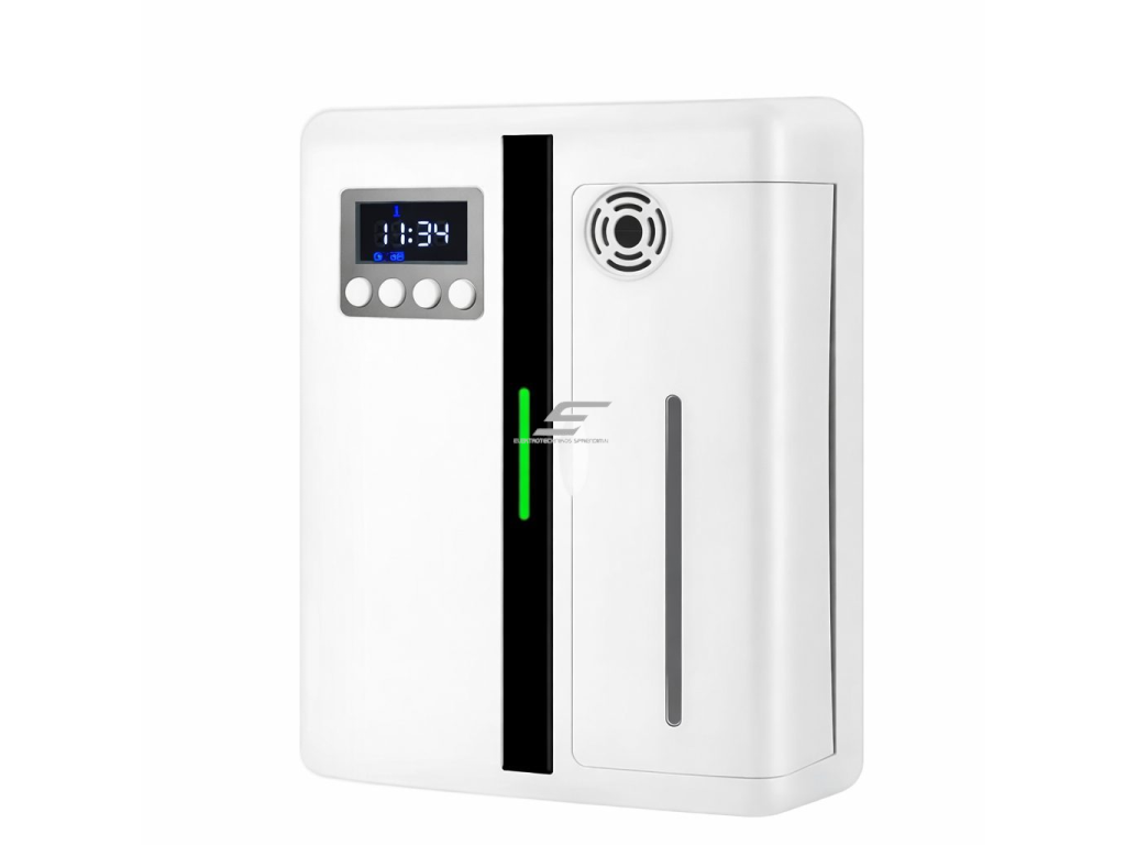 Išmanus kvapų difuzorius su Bluetooth | 200 ml | 185x85x225mm | sieninis / pastatomas | tylus | EU | 230 V | namams | biurams | viešbučiams | baltas Išmanus kvapų difuzorius su Bluetooth | 200 ml | 185x85x225mm | sieninis / pastatomas | tylus | EU | 230 V | namams | biurams | viešbučiams | baltas