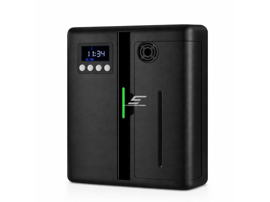 Išmanus kvapų difuzorius su Bluetooth | 200 ml | 185x85x225mm | sieninis / pastatomas | tylus | EU | 230 V | namams | biurams | viešbučiams | juodas Išmanus kvapų difuzorius su Bluetooth | 200 ml | 185x85x225mm | sieninis / pastatomas | tylus | EU | 230 V | namams | biurams | viešbučiams | juodas