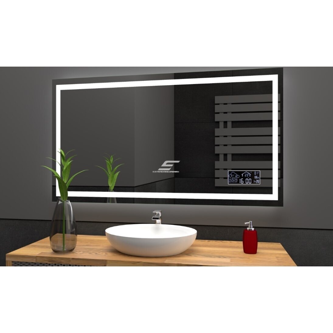 Viedā LED laika prognozes stacija | Spoguļa displejs | 12/24V | 4,8W | IP20 | WiFi | Tuya 2 Viedā LED laika prognozes stacija | Spoguļa displejs | 12/24V | 4,8W | IP20 | WiFi | Tuya 2