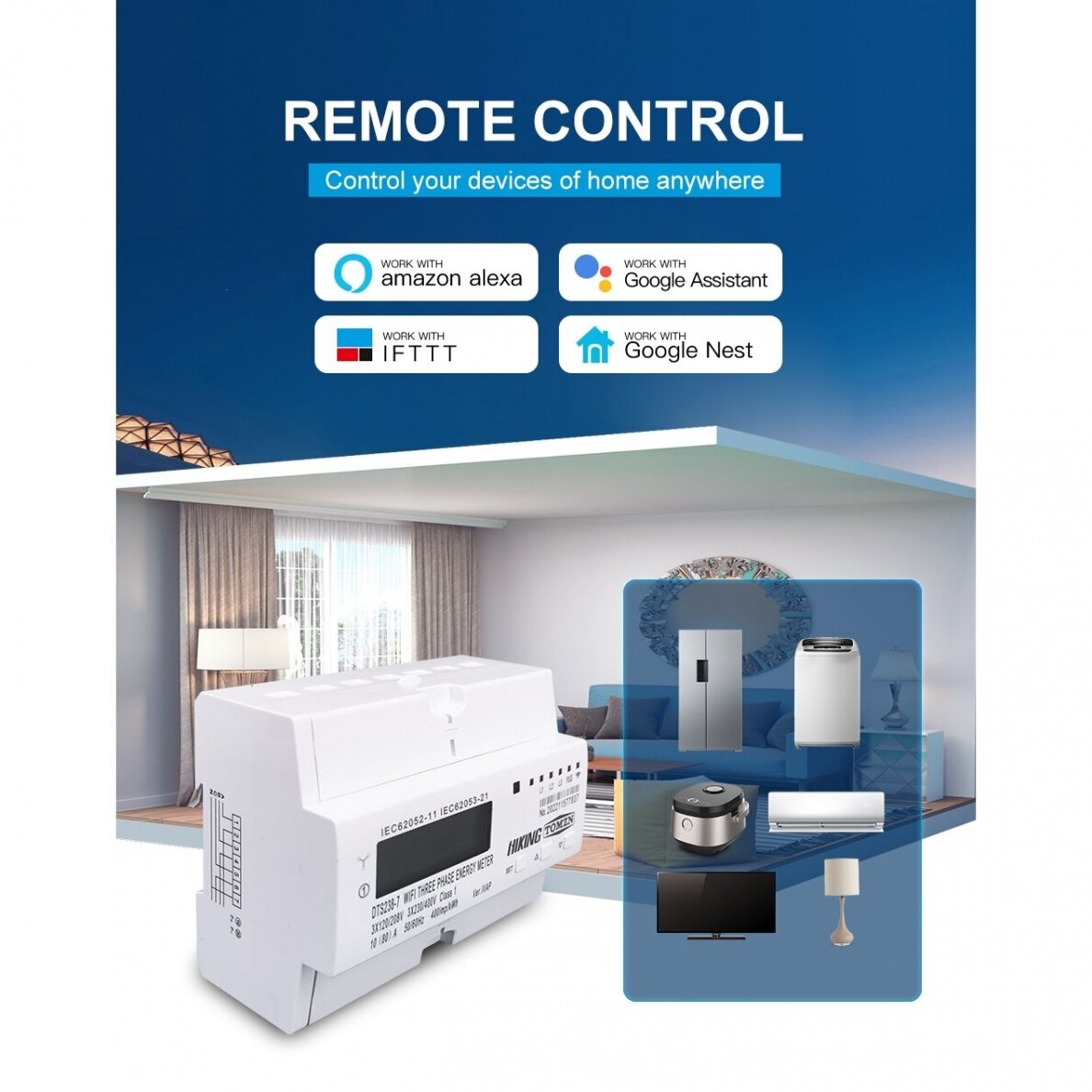 Moodul-kolmefaasiline nutikas elektriarvesti releega | 60 A | 3×230/400 V | Wi-Fi Tuya | kaugjuhtimine | U/I kaitse | RS485 | DIN | Tomzn TO-DTS238 2 Moodul-kolmefaasiline nutikas elektriarvesti releega | 60 A | 3×230/400 V | Wi-Fi Tuya | kaugjuhtimine | U/I kaitse | RS485 | DIN | Tomzn TO-DTS238 2
