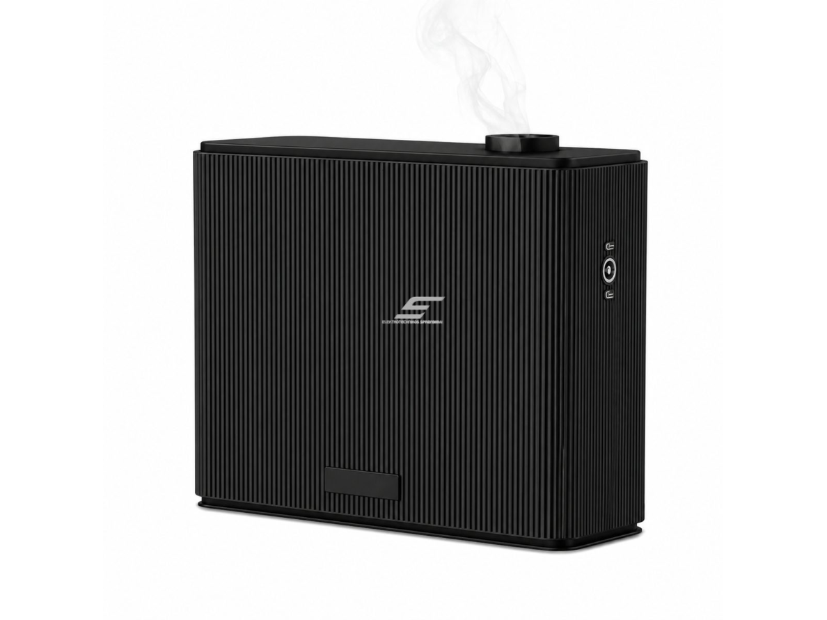 Bevandenis aromato difuzorius | 1000 ml | 3000–4000 m³ | 12 V DC | Wi-Fi | HVAC jungtis | sieninis | juodas | ES-TYL-AM-05B