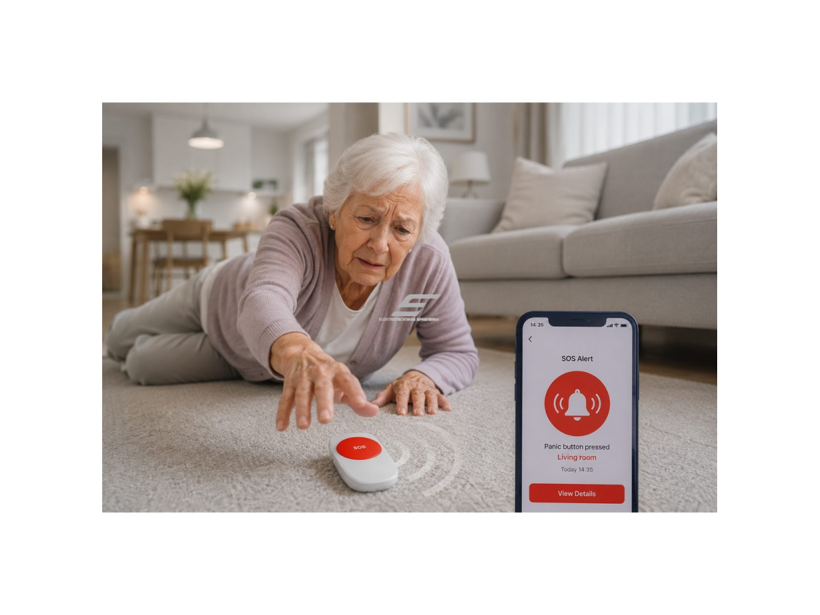 Išmanus SOS pagalbos mygtukas | ZigBee 2.4GHz | APP valdymas | belaidis | senjorams | ligoninėms | Smart Home | greitas pagalbos iškvietimas 3