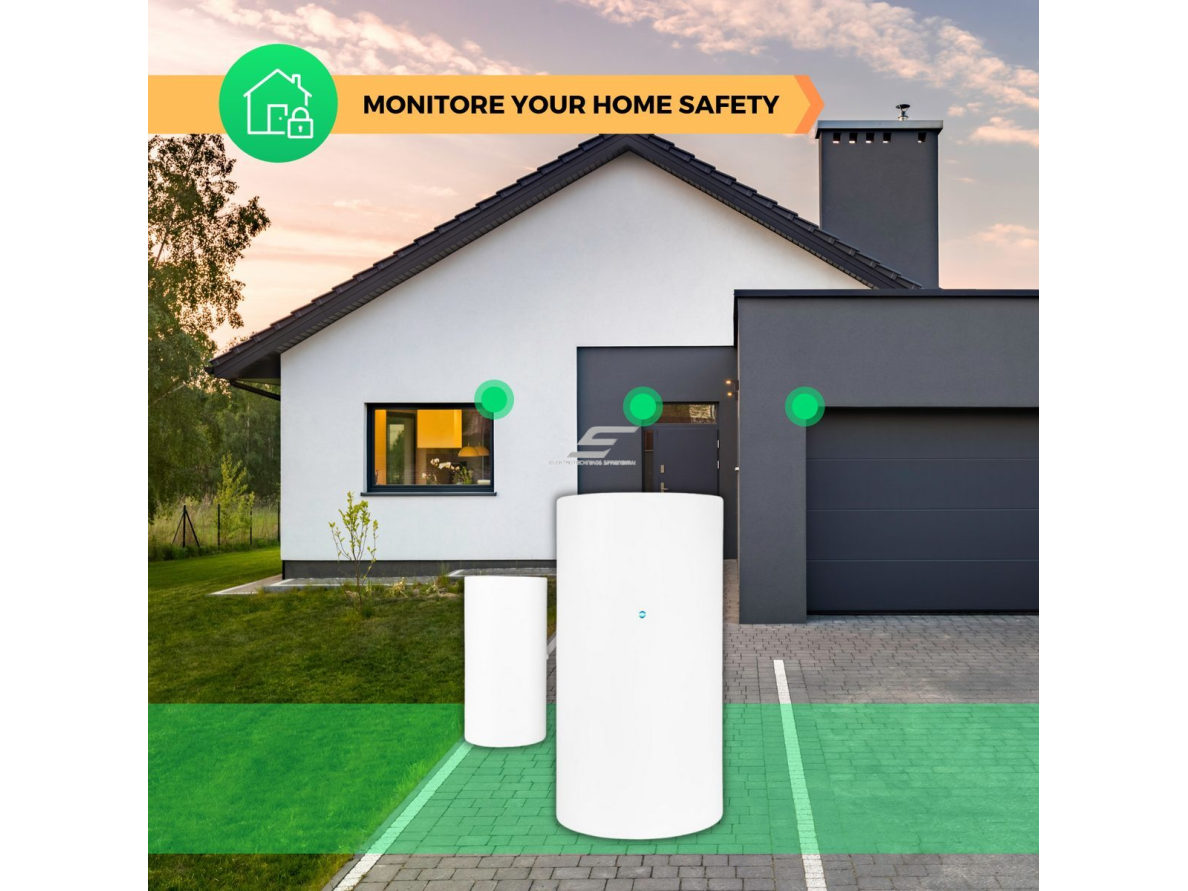 Išmanus | belaidis durų | langų jutiklis | daviklis | baltas | Wi-Fi | ZigBee | Tuya | Smart Life | NOUS-E3 4