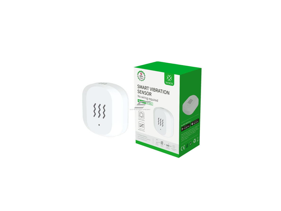 Išmanus | belaidis vibracijos jutiklis | daviklis | IP20 | baltas | ZigBee | TUYA | Smart Life | WOOX | R7081 4 Išmanus | belaidis vibracijos jutiklis | daviklis | IP20 | baltas | ZigBee | TUYA | Smart Life | WOOX | R7081 4