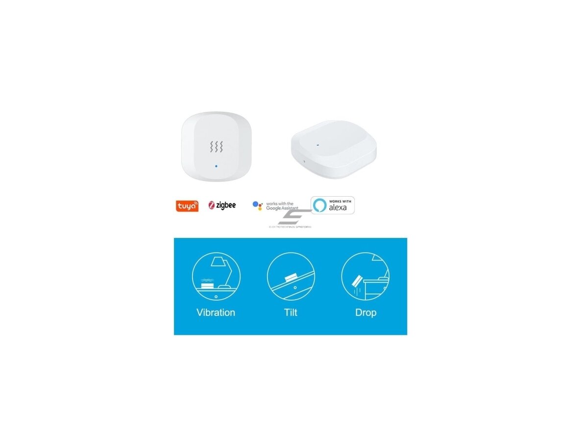 Išmanus | belaidis vibracijos jutiklis | daviklis | IP20 | baltas | ZigBee | TUYA | Smart Life | WOOX | R7081 2 Išmanus | belaidis vibracijos jutiklis | daviklis | IP20 | baltas | ZigBee | TUYA | Smart Life | WOOX | R7081 2