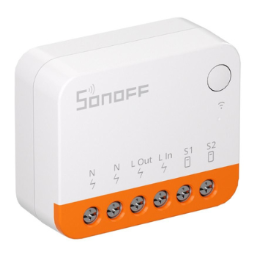 Inteligentny przekaźnik | 1-kanałowy | 10A | 2200W | 100-240V | Wi-Fi | SONOFF | MiniR4 1
