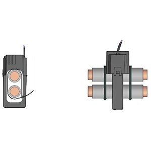 Split-core current transformer | 400/5 A | 0,5 VA | class 1 | for cable 2×Ø42 mm | IP20 | ELEQ TQ50-L | 4Q5L62 1