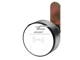 Išmani elektroninė spyna su skaitytuvu | spintelei | durims | 13,56MHz | 30mm | balta Išmani elektroninė spyna su skaitytuvu | spintelei | durims | 13,56MHz | 30mm | balta