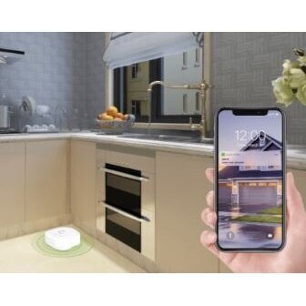 Viedais bezvadu ūdens noplūdes sensors | IP67 | balts | ZigBee 3.0 | TUYA | Smart Life | WOOX | R7050 2