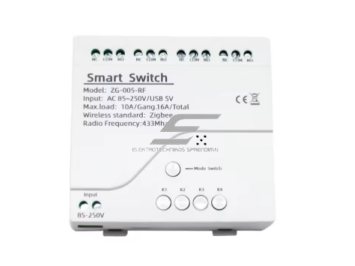 Išmanus | nuotolinis Wi-Fi | RF modulis | valdiklis | 4 kanalų | 2200W | 10A | 85-250VAC | TUYA Išmanus | nuotolinis Wi-Fi | RF modulis | valdiklis | 4 kanalų | 2200W | 10A | 85-250VAC | TUYA