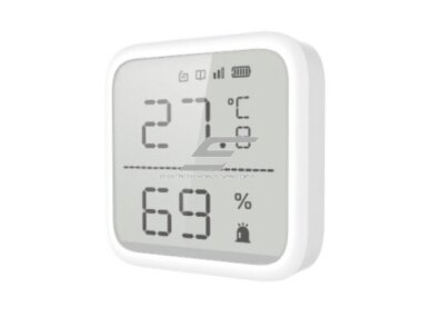 Skaitmeninis | išmanus | belaidis temperatūros | drėgmės | oro kokybės matuoklis | jutiklis | -10...+55°C / -35...+99°C | baltas | Hikvision | AX PRO | DS-PDTPH-E-WE 1 Skaitmeninis | išmanus | belaidis temperatūros | drėgmės | oro kokybės matuoklis | jutiklis | -10...+55°C / -35...+99°C | baltas | Hikvision | AX PRO | DS-PDTPH-E-WE 1