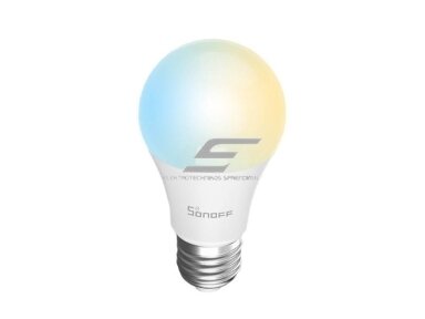 Išmani LED RGBCW lemputė | E27 | 9W | 230V | 2700K-6500K | 806lm | Wi-Fi | SONOFF | B02-BL-A60 | 6920075777161 Išmani LED RGBCW lemputė | E27 | 9W | 230V | 2700K-6500K | 806lm | Wi-Fi | SONOFF | B02-BL-A60 | 6920075777161