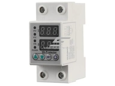 Modulinė | skaitmeninė įtampos ir srovės kontrolės relė | 63A | 230V | DIN Modulinė | skaitmeninė įtampos ir srovės kontrolės relė | 63A | 230V | DIN