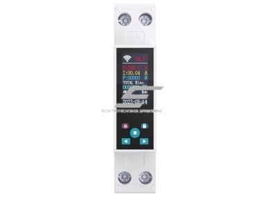 Išmanus automatinis jungiklis | valdomas nuotoliu Tuya WiFi | | LCD ekranas | 1P+N | 50A | 230V | IP20 | Tangou