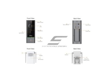 Išmanus | belaidis durų skambutis su kamera 5MP | IP65 | Wi-Fi | DB60-kit IMOU Išmanus | belaidis durų skambutis su kamera 5MP | IP65 | Wi-Fi | DB60-kit IMOU