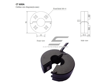 Modulinis | išmanus elektros tinklo 380V analizatorius trifazis | su srovės transformatoriais CT | 600A | DIN | Wi-Fi | smart-MAIC | D103-600A Modulinis | išmanus elektros tinklo 380V analizatorius trifazis | su srovės transformatoriais CT | 600A | DIN | Wi-Fi | smart-MAIC | D103-600A