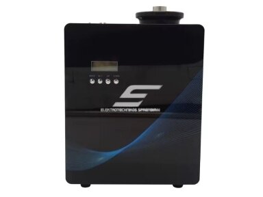 Bevandenis aromato difuzorius | 10 W | 500 ml | 500–1000 m³ | 12 V DC | Bluetooth | HVAC jungtis | 250×210×115 mm | blizgus juodas su dekoru | ESGT-1000FB