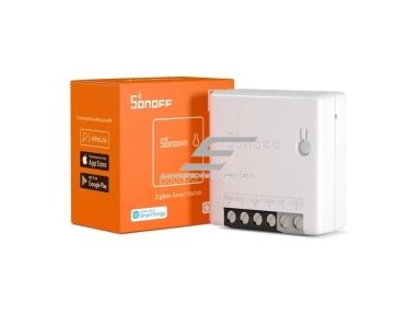 Išmanus nuotolinis jungiklis | 1 kanalo | 10A | 2200W | 100-240V | Wi-Fi | Zigbee | SONOFF | ZBMINI | 6920075776133 Išmanus nuotolinis jungiklis | 1 kanalo | 10A | 2200W | 100-240V | Wi-Fi | Zigbee | SONOFF | ZBMINI | 6920075776133